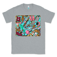 Heather Grey nurse mousepad Classic Tee - BarkalooDesign