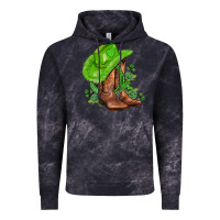 Cloud Black green  cowgirl and roses Vintage Hoodie - AdoDesignShop