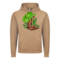 Vintage Coffee green  cowgirl and roses Vintage Hoodie - AdoDesignShop
