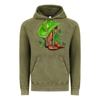 Vintage Olive green  cowgirl and roses Vintage Hoodie - AdoDesignShop