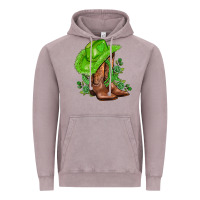 Green  Cowgirl And Roses Vintage Hoodie | Teevron