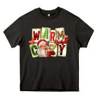 Asphalt warm and cozy santa Heavy Core Tee - FaDigitalArtStudio