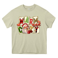 Mossy warm and cozy santa Heavy Core Tee - FaDigitalArtStudio