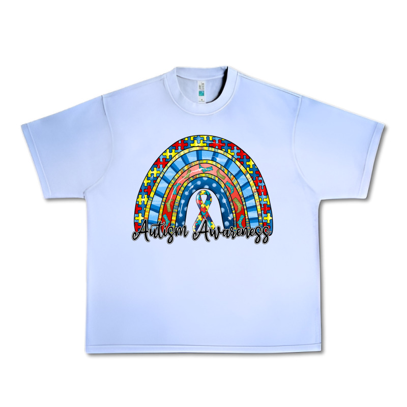 Autism Awareness Rainbow Urban Heavy Tee by RacoonDesign | Teevron