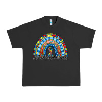 Pigment Black autism awareness rainbow Urban Heavy Tee - RacoonDesign