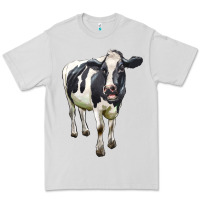Dove Grey Holstein Bull Premium Tee - LillyAllenDesigns
