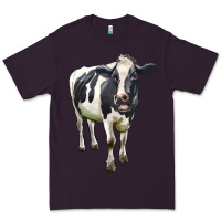 Plum Holstein Bull Premium Tee - LillyAllenDesigns