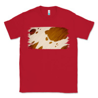 Red Cowhide Lightbrown Classic Tee - Jasminsmagicworld