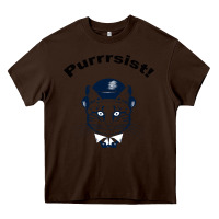 Chocolate Brown Purrrsist Heavy Core Tee - Bettercallsaul
