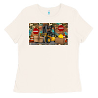 Bone forklift sippy Ladies Tee - Artiststas