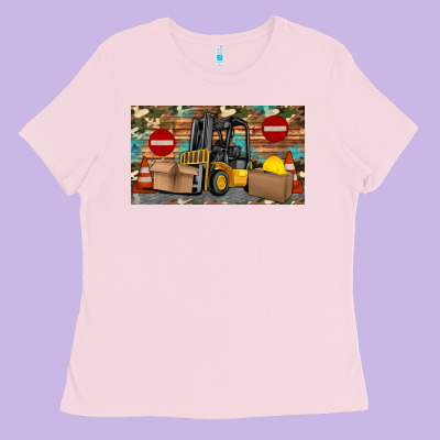 Forklift Sippy Ladies Tee Designed By Artiststas