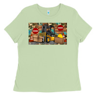 Matcha forklift sippy Ladies Tee - Artiststas