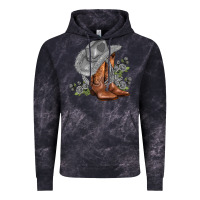Cloud Black gray cowgirl and roses Vintage Hoodie - AdoDesignShop