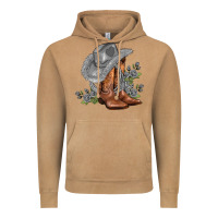 Vintage Camel gray cowgirl and roses Vintage Hoodie - AdoDesignShop