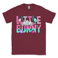 Burgundy Little Bunny Easter Classic Tee - BundleAndBundleShop