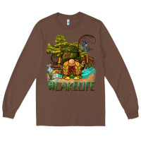 Chestnut lake life gnome Long Sleeve Tee - BarkalooDesign