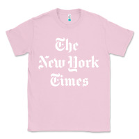 Bubblegum Pink new york times Classic Tee - DesigneFamous