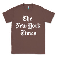 Chestnut new york times Classic Tee - DesigneFamous