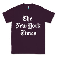 Plum new york times Classic Tee - DesigneFamous