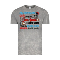 Cloud Rock baseball typography words Vintage Tee - Artiststas