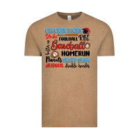 Vintage Coffee baseball typography words Vintage Tee - Artiststas