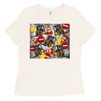 Bone forklift tumbler Ladies Tee - Artiststas