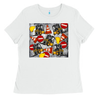 White forklift tumbler Ladies Tee - Artiststas