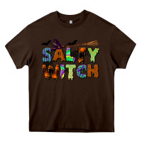 Chocolate Brown salty witch Heavy Core Tee - BundleAndBundleShop