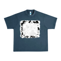 Midnight Navy cowhide frames background Urban Heavy Tee - RanaPortraitStore