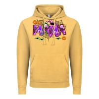 Vintage Mustard halloween mama Vintage Hoodie - AdoDesignShop
