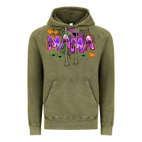 Vintage Olive halloween mama Vintage Hoodie - AdoDesignShop