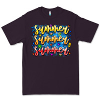 Plum Summer Summer Summer Premium Tee - CowhideDigitalArt