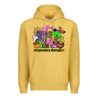 Antique Gold rt respiratory therapist Premium Hoodie - AdoDesignShop