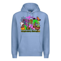 Colony Blue rt respiratory therapist Premium Hoodie - AdoDesignShop