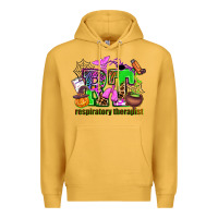 Mustard rt respiratory therapist Premium Hoodie - AdoDesignShop