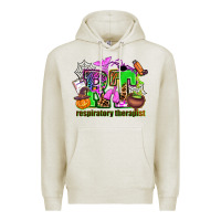 Oatmeal Heather rt respiratory therapist Premium Hoodie - AdoDesignShop