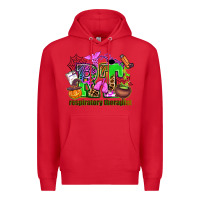 Red rt respiratory therapist Premium Hoodie - AdoDesignShop