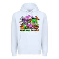 White rt respiratory therapist Premium Hoodie - AdoDesignShop