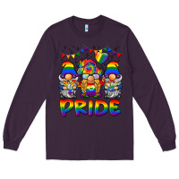 Plum pride gnome Long Sleeve Tee - BarkalooDesign