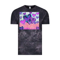 Cloud Black love Vintage Tee - CowhideDigitalArt