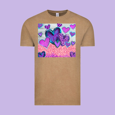 Love Vintage Tee Designed By Cowhidedigitalart