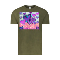 Vintage Olive love Vintage Tee - CowhideDigitalArt
