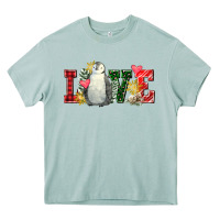 Arona christmas penguin love Heavy Core Tee - FaDigitalArtStudio