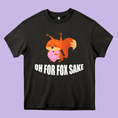 Oh, For Fox Sake Heavy Core Tee Designed By Bettercallsaul