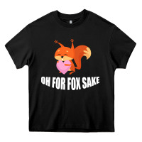 Black Oh, For Fox Sake Heavy Core Tee - Bettercallsaul