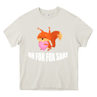 Cream Oh, For Fox Sake Heavy Core Tee - Bettercallsaul
