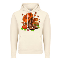 Vintage Artic fall pumpkins  cowgirl  and roses Vintage Hoodie - AdoDesignShop