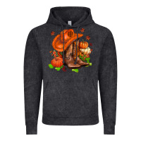 Vintage Black fall pumpkins  cowgirl  and roses Vintage Hoodie - AdoDesignShop