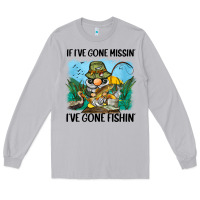 Moon Dust if i've gone missin' i've gone fishin' Long Sleeve Tee - BarkalooDesign