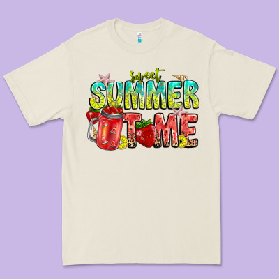 Summer Time Premium Tee Designed By Cowhidedigitalart